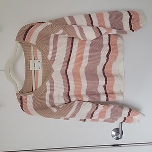 Abercrombie stripped sweater size small